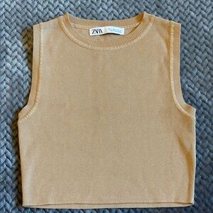 Zara knit crop top